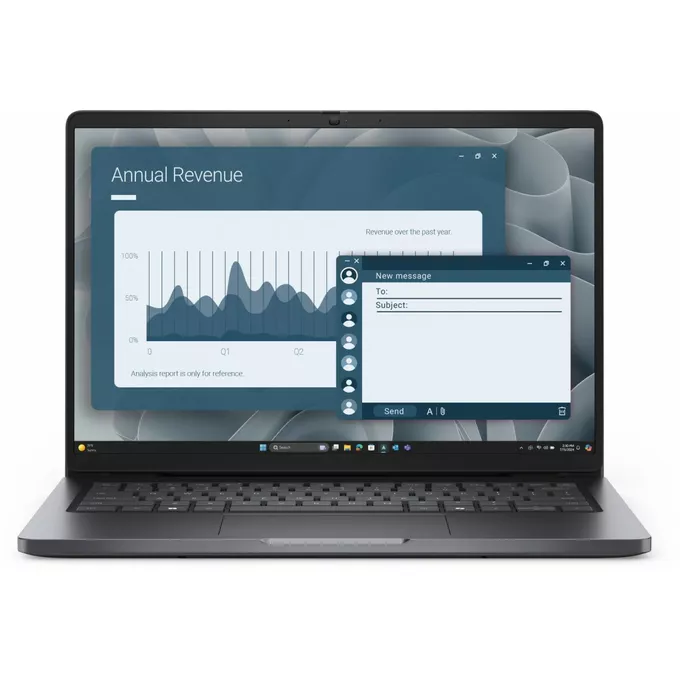Dell Laptop Dell Pro 14 PC14255/AMD Ryzen 5 220/8GB/256GB/14.0 FHD+/AMD Radeon 740M/FgrPr/Cam&amp;Mic/WLAN+BT/Backlit Kb/3 Cell/W11Pro