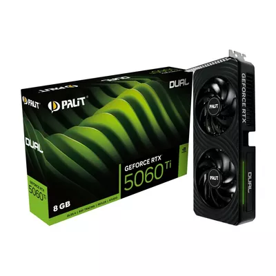 Palit Karta graficzna RTX 5060 TI DUAL 8GB GDDR7 128bit 3DP/HDMI