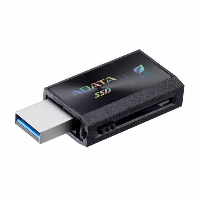 Adata Dysk zewnętrzny SSD SC730 512G USB 3.2C/A 600/600MB/s czarny