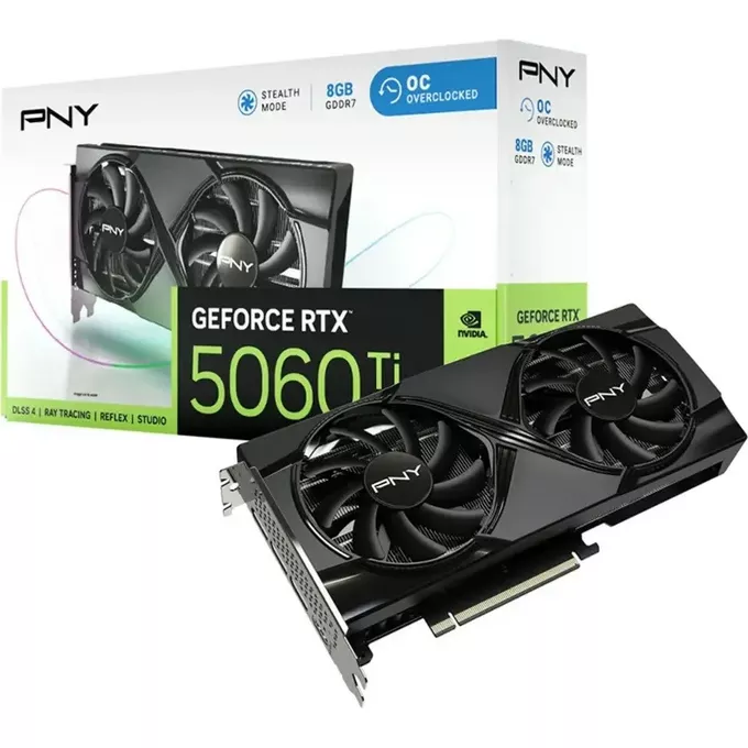 PNY Karta graficzna GeForce RTX 5060 Ti OC 8GB VCG5060T8DFXPB1-O