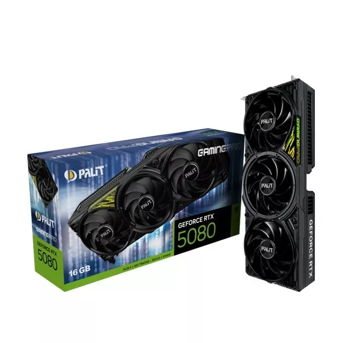 Palit Karta graficzna GeForce RTX 5080 GAMING PRO V1 16GB GDDR7 256bit 3DP/HDMI