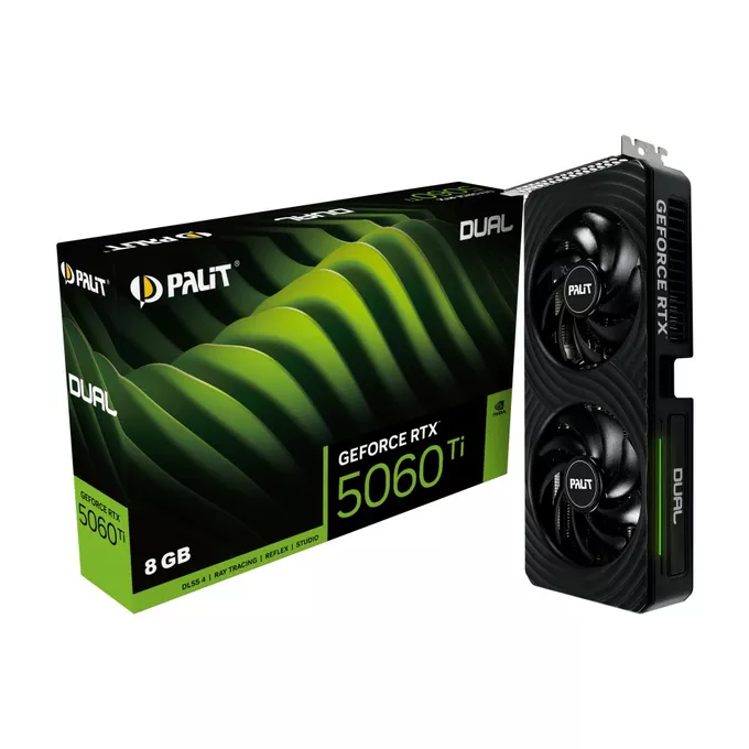 Palit Karta graficzna RTX 5060 TI DUAL 8GB GDDR7 128bit 3DP/HDMI