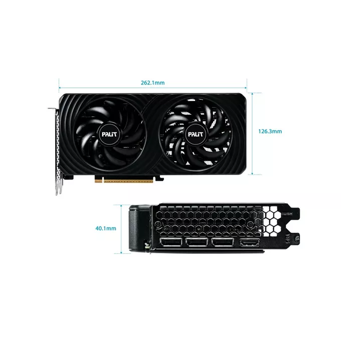 Palit Karta graficzna RTX 5060 TI DUAL 8GB GDDR7 128bit 3DP/HDMI