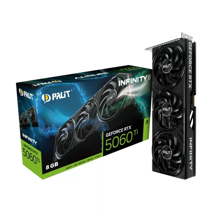 Palit Karta graficzna RTX 5060 TI INFINITY 3 8GB GDDR7 128bit 3DP/HDMI