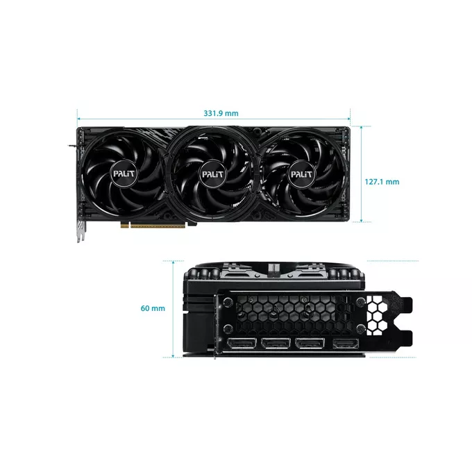 Palit Karta graficzna RTX 5080 GAMING PRO OC 16GB GDDR7 256bit 3DP/HDMI
