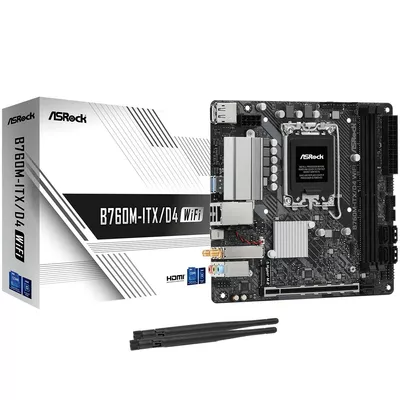 ASRock Płyta główna B760M-ITX D4 WIFI s1700 2DDR4 mITX M.2 USB-C