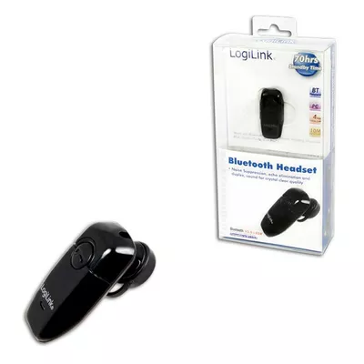 LogiLink Słuchawka douszna z mikrofonem Bluetooth 2.0
