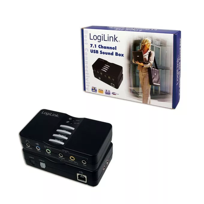 LogiLink Karta dzwiekowa 7.1 USB 8-kanalowa