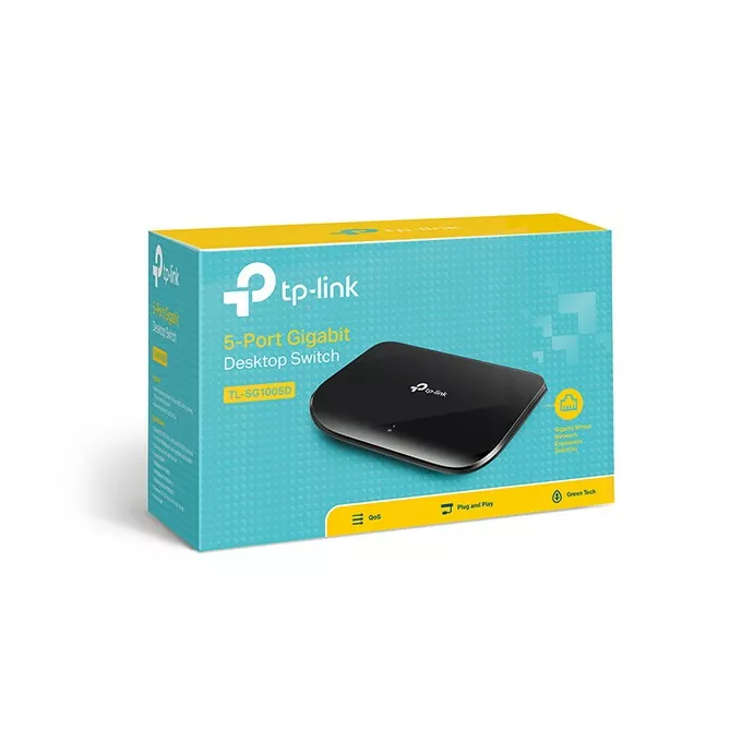 TP-LINK Przełącznik typu desktop, 5 portów Gb TL-SG1005D