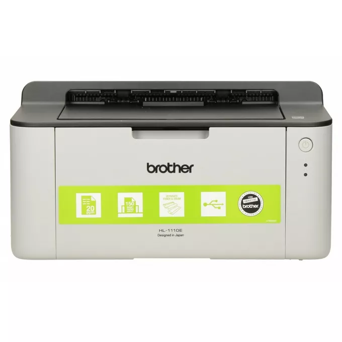 Brother Drukarka HL-1110E A4  mono USB/20ppm/pod.150ark./1000kopii@start