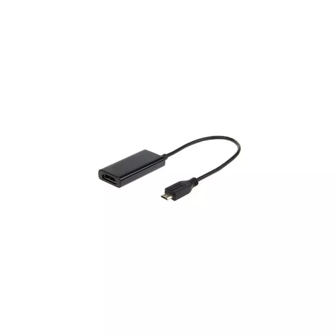 Gembird Adapter MHL(M)-&gt;HDMI(F)+USB Micro(BF)(5 PIN) 16cm