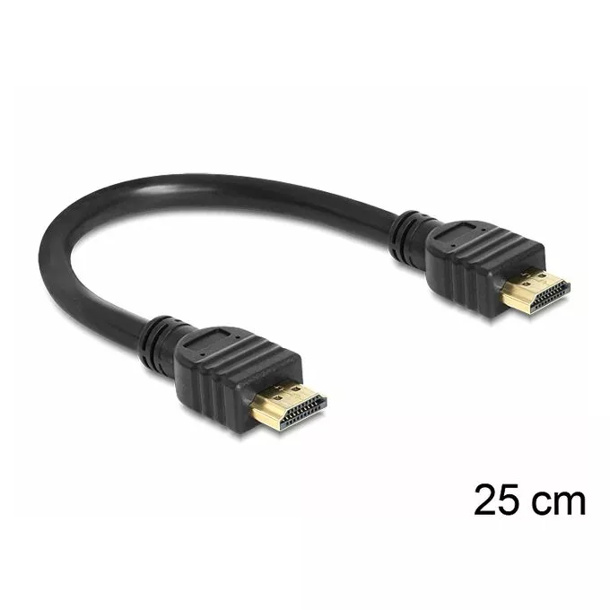 Delock Kabel HDMI-HDMI v1.4 High Speed Ethernet 25CM