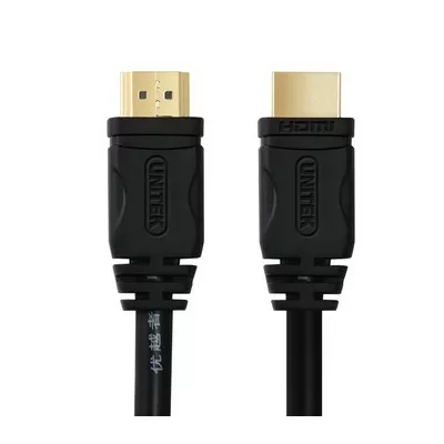 Unitek Kabel HDMI M/M 3,0m v2.0; GOLD; BASIC
