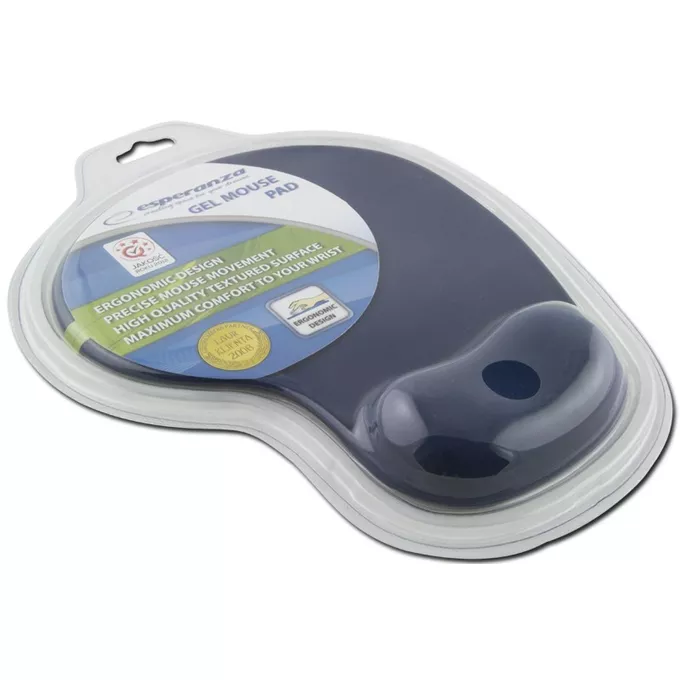 Esperanza PODKŁADKA POD MYSZ ŻELOWA EA137B GRANATOWA /wymiary 230x190x20mm