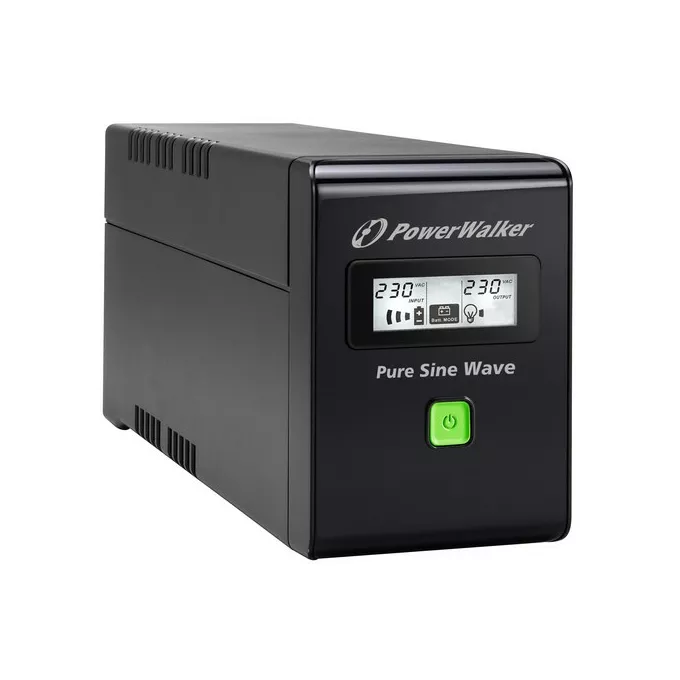 PowerWalker UPS LINE-INTERACTIVE 800VA 2X PL 230V, PURE SINE    WAVE, RJ11/45 IN/OUT, USB, LCD