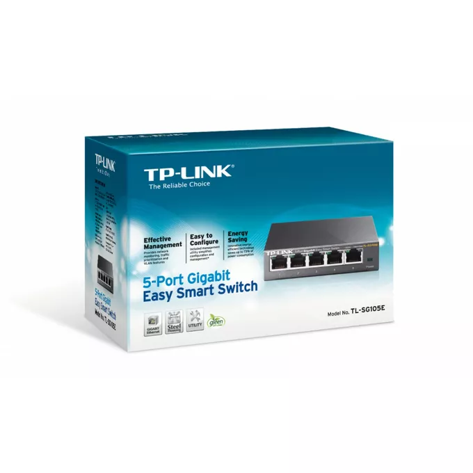 TP-LINK TL-SG105E 5-Port Gigabit Easy Smart Switch