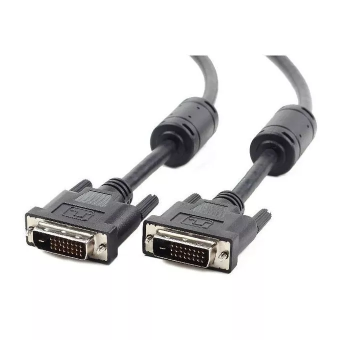 Gembird Kabel DVI-D(M)/DVI-D(M)(24+1) Dual Link Ferryt 3M Czarny