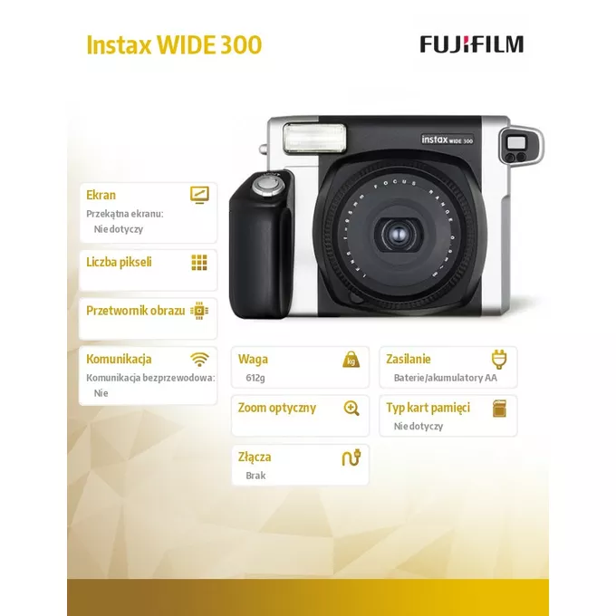 Fujifilm Instax WIDE 300 czarny