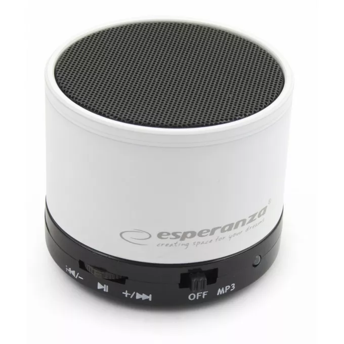 Esperanza Głośnik bluetooth RITMO Biały EP115W