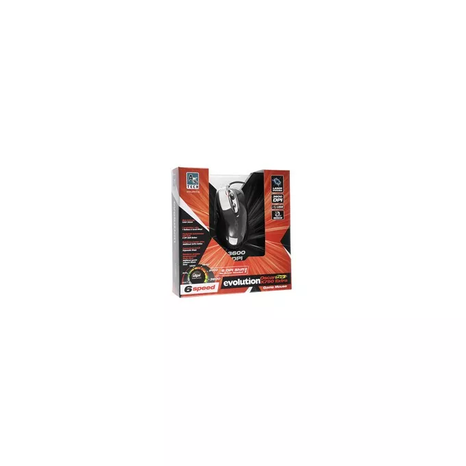 A4 Tech Mysz EVO XGame Laser Oscar XL-750BK Ext