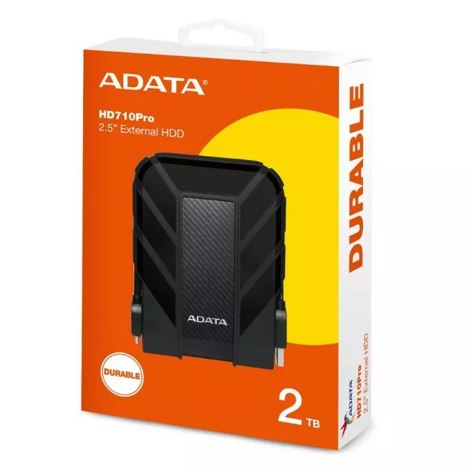 Adata DashDrive Durable HD710 2TB 2.5'' USB3.1 Czarny