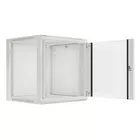 Lanberg Szafa instalacyjna wisząca 19'' 12U 600X600mm szara (drzwi       szklane)
