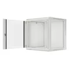 Lanberg Szafa instalacyjna wisząca 19'' 12U 600X600mm szara (drzwi       szklane)