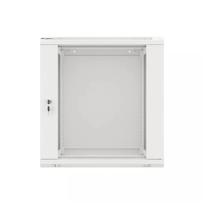 Lanberg Szafa instalacyjna wisząca 19'' 12U 600X600mm szara (drzwi       szklane)