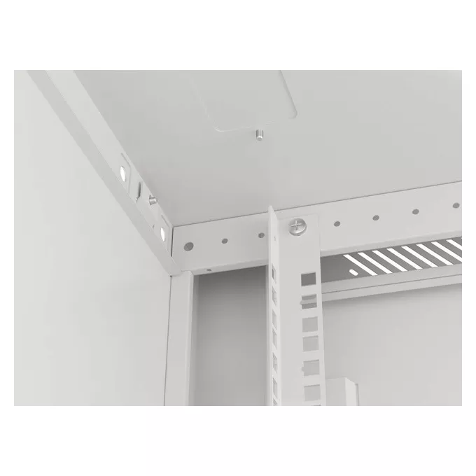 Lanberg Szafa instalacyjna wisząca 19'' 12U 600X600mm szara (drzwi       szklane)