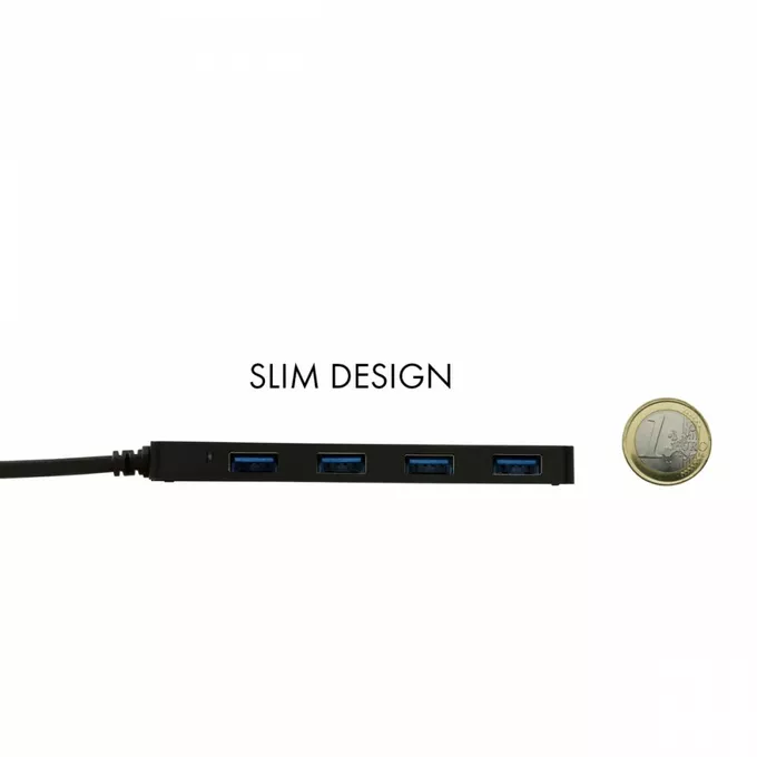 i-tec USB 3.0 Slim PASS 4 porty pasywny Win/MAC