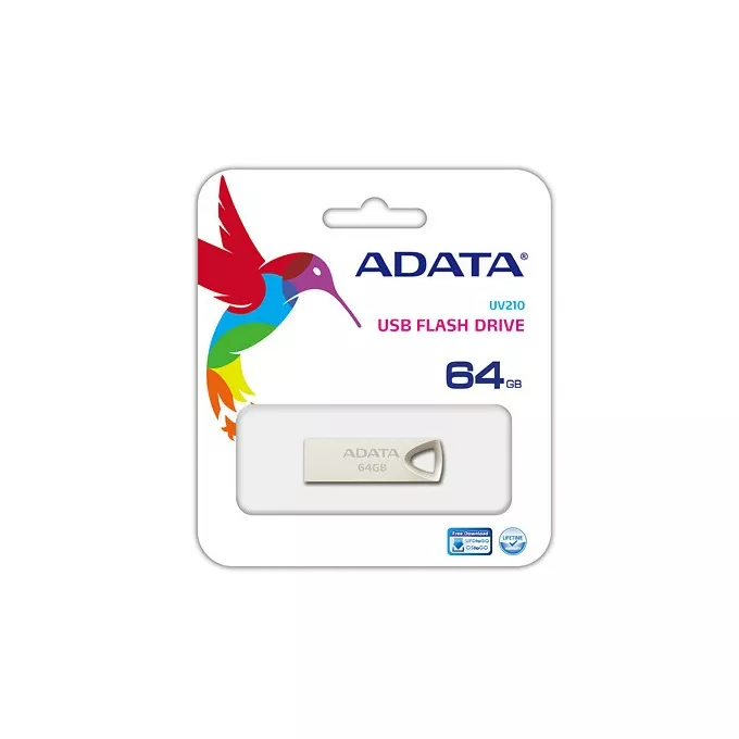 Adata Pendrive DashDrive UV210 64GB USB Metallic Alu