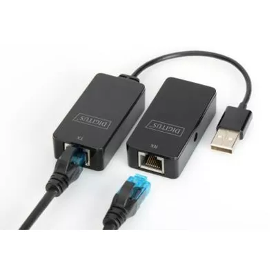 Digitus Przedłużacz/Extender USB 2.0 HighSpeed po skrętce Cat.5e/6 UTP, do 50m