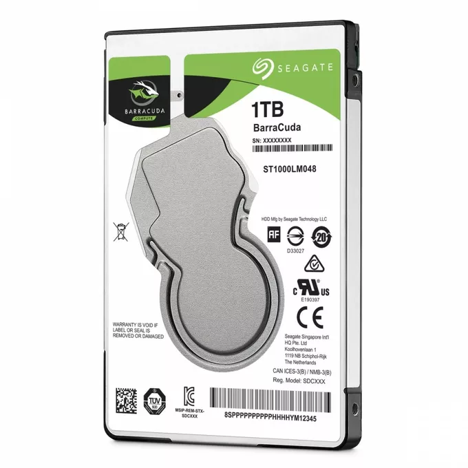 Seagate BarraCuda 1TB 2,5'' 128MB ST1000LM048