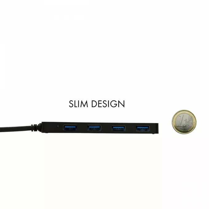 i-tec USB-C Slim pasywny HUB 4x USB 3.0 do podłączenia USB-A/USB-C
