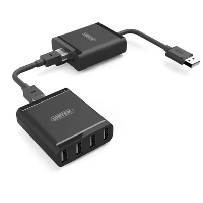 Unitek Przedłużacz USB2.0 over IP 4xUSB; 60m; Y-2516