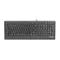 Natec Klawiatura BARRACUDA Slim Czarna USB