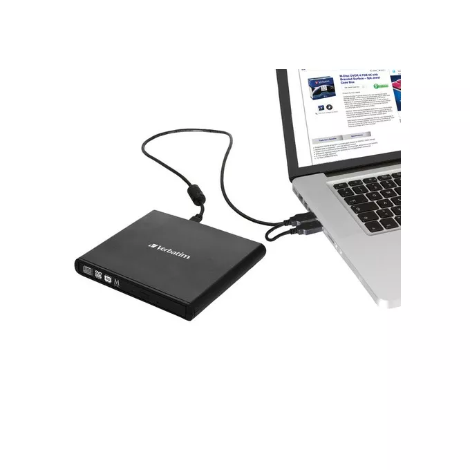 Verbatim Nagrywarka DVD-RW USB 2.0 zewnętrzna