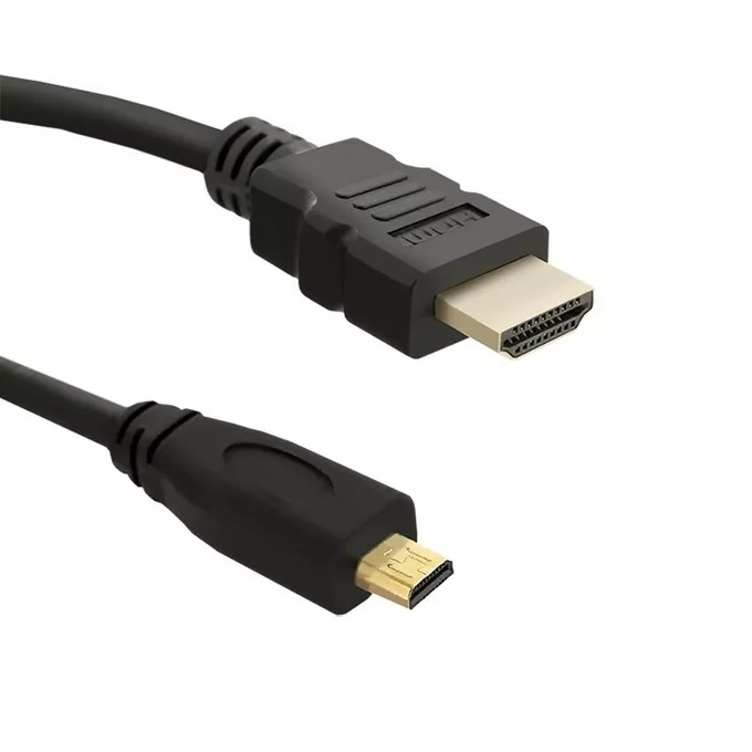 Qoltec Kabel HDMI 1.4 Męski / Micro HDMI v1.4 męski | 2m
