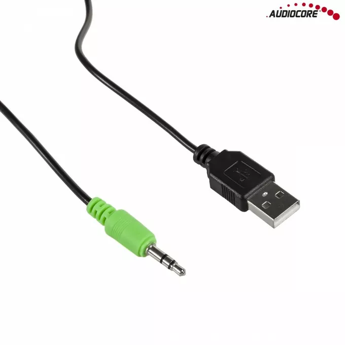 Audiocore Głośniki komputerowe 6W AC805 USB Black