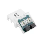 Lanberg Gniazdo natynkowe 2x RJ45 Kat.6 białe