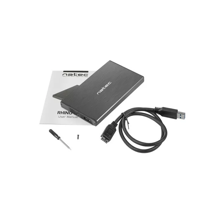 Natec Kieszeń zewnętrzna HDD/SSD Sata Rhino Go 2,5'' USB 3.0