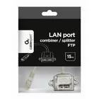 Gembird Adapter rozdzielacz LAN RJ-45/2XRJ-45 FTP