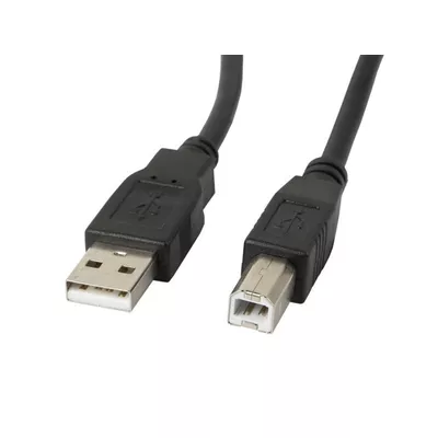 Lanberg Kabel USB 2.0 AM-BM 5M Ferryt czarny