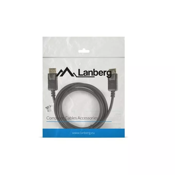 Lanberg Kabel DisplayPort M/M 4K 1.8M czarny