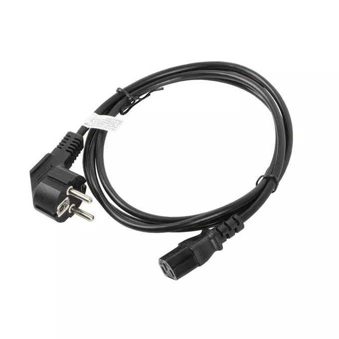 Lanberg Kabel zasilający CEE 7/7 - IEC 320 C13 1.8M czarny