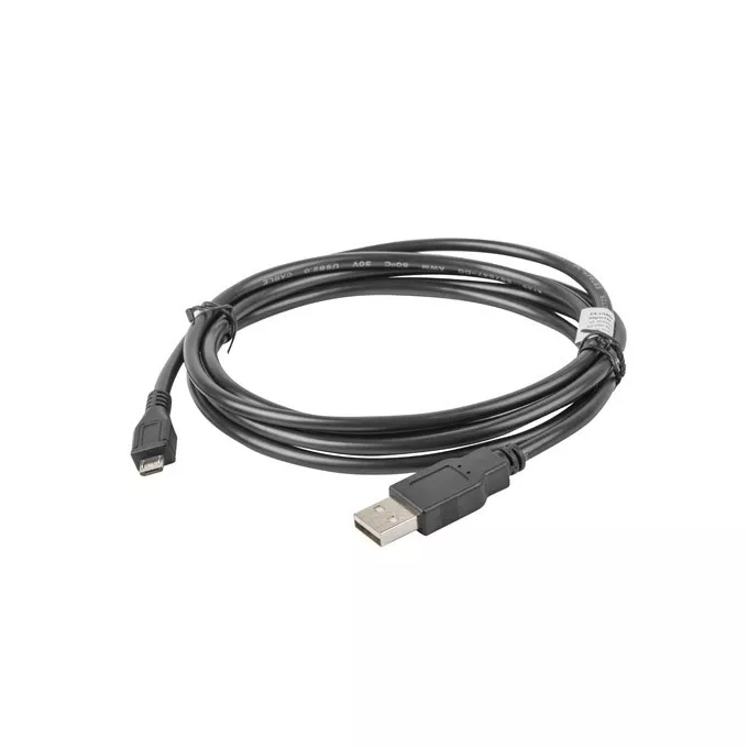 Lanberg Kabel USB 2.0 micro AM-MBM5P 1.8M czarny
