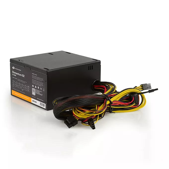 SilentiumPC Zasilacz Elementum E2 SI 450W (80+ EU, 1xPEG, 120mm)