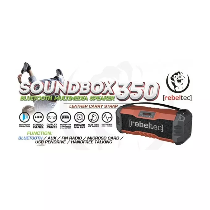 Rebeltec Głośnik Bluetooth SoundBox 350