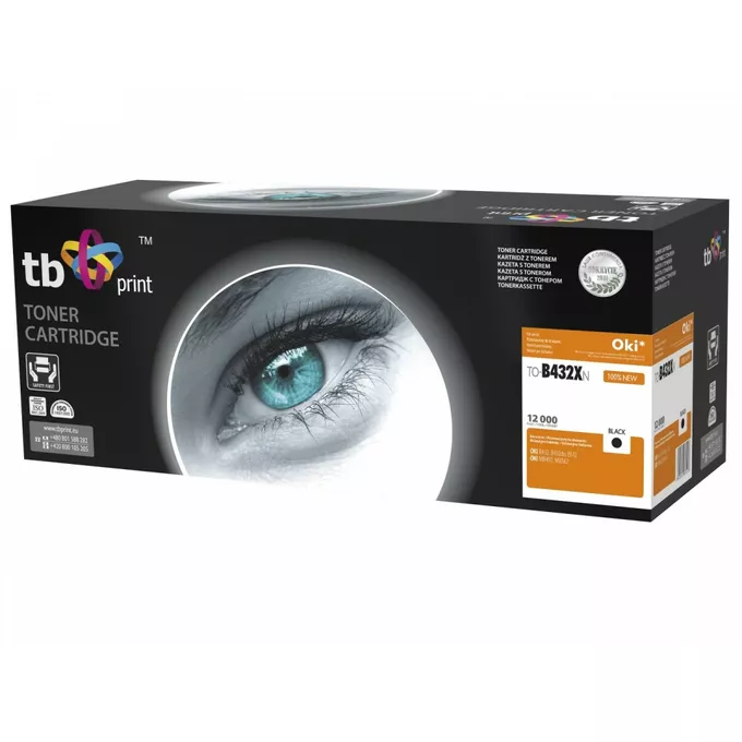 TB Print Toner do OKI B432 TO-B432XN BK 100% nowy