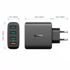 AUKEY PA-T18 ładowarka sieciowa 4xUSB Quick Charge 3.0 10.2A 42W